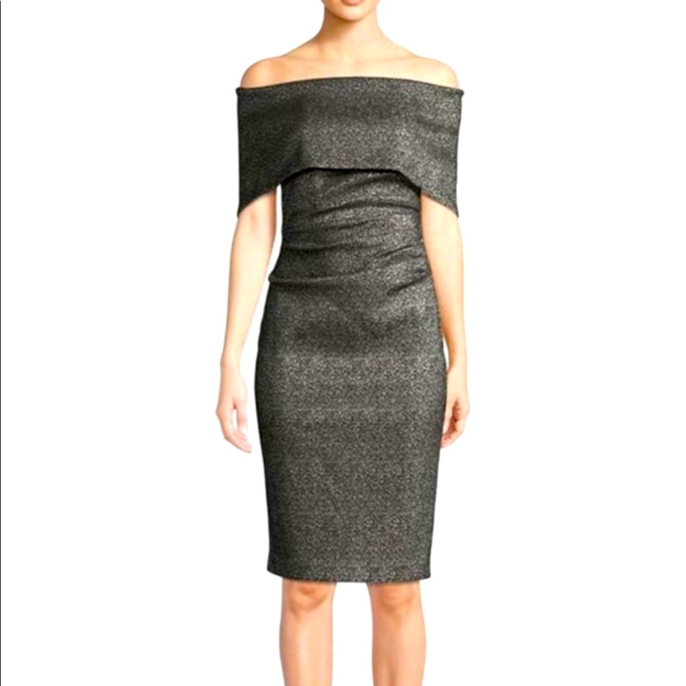 Sparkly off the shoulders Vince Camuto dress 🔥